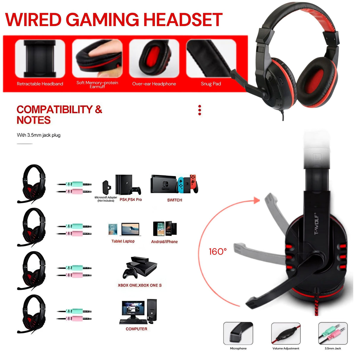 MISDE A3 Gaming Headset