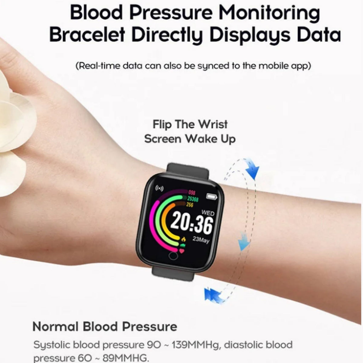 Y68 Fitness Smart Bracelet
