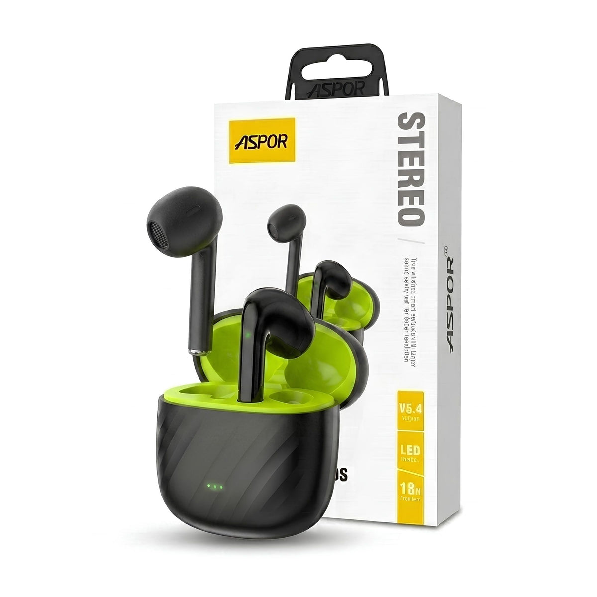Aspor Stereo Smart Earpuds